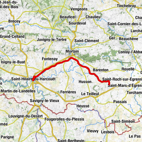 Saint-Cyr-du-Bailleul - Église Saint-Cyr-Sainte-Julitte - L'Hôtel Géricault - Auberge de la Source