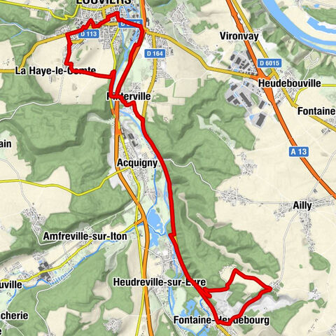 Louviers - Église de la Sainte-Trinité - Église Notre-Dame - Maison Rouge