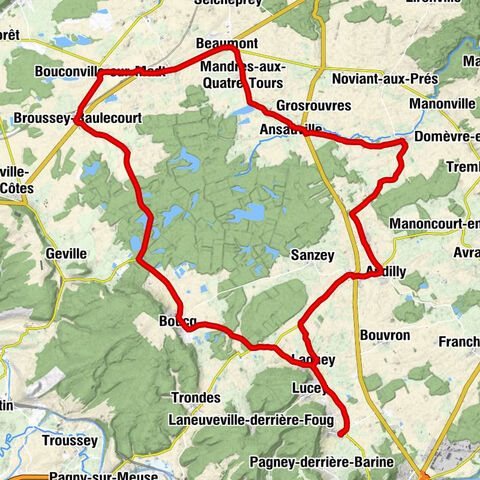 Bruley - Église Saint-Gengoult - Église Saint-Maurice - Église Saint-Martin