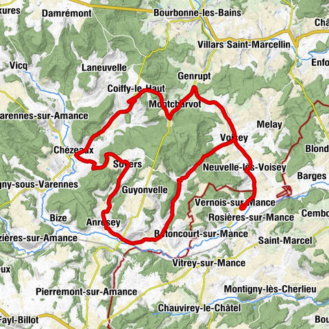 Vernois-sur-Mance - Église Saint-Barthélemy - Église Saint-Valbert - Église Notre-Dame-de-la-Nativité