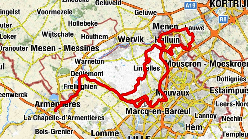 Armentières - Halluin - Menen