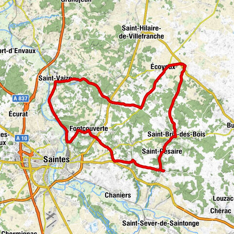 Saint-Sauvant - Église Saint-Vivien - Église Sainte-Marie-de-l'Assomption - Grotte naturelle