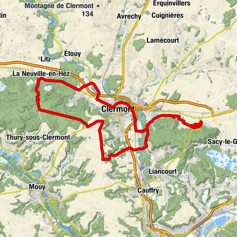 Nointel - Autreville - Chapelle Saint-Jacques - Clermont
