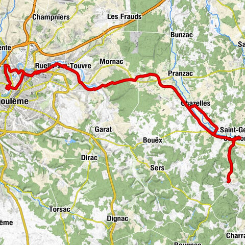 Grassac - Chez Durand - Église Saint-Cybard - Angoulême