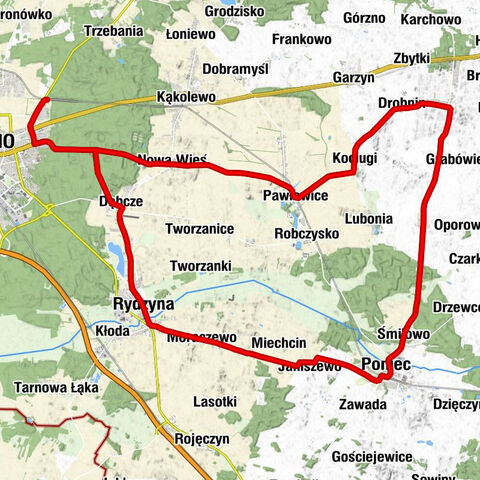 Leszno Grzybowo - Leszno - Poniec - Kościół św. Katarzyny Aleksandryjskiej
