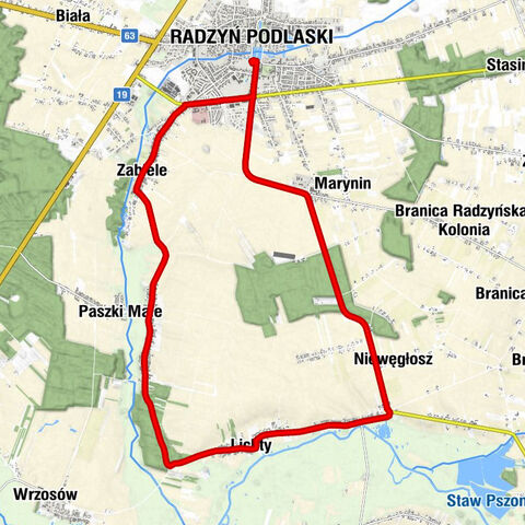 Radzyń Podlaski - Osiedle Zgoda - Zabiele - Paszki Duże