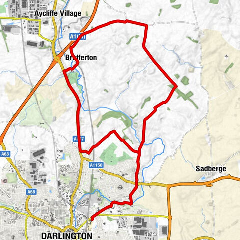 Albert Hill - Harrowgate Village - Beaumont Hill - Coatham Mundeville