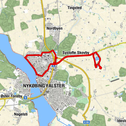 Guldborgsund Kommune - Nykøbing Falster - Systofte Skovby - Systofte Kirke