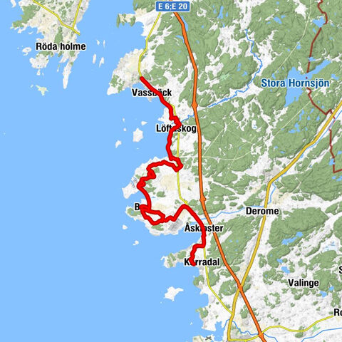 Rörvik - Lindås - Bystaden - Åskloster