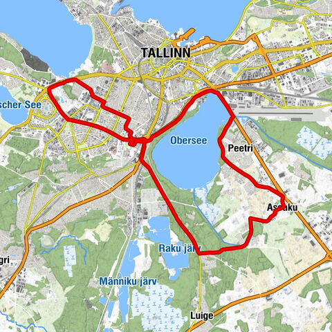 Ülemistejärve - Tallinn - Rae Sushi & Vein - Mustjõe