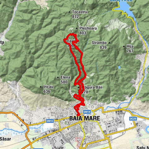 Baia Mare - Ferigii - Măgura Băii - Casa de Rugaciune si Studiu Biblic