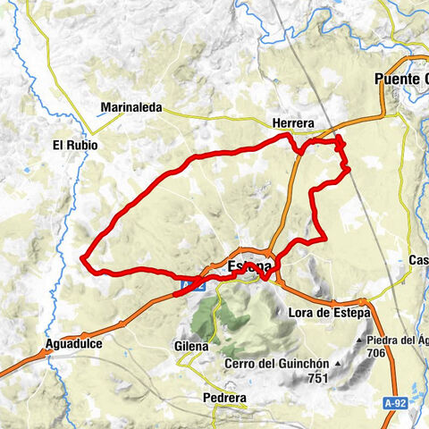 Puente Genil-Herrera - Herrera - Manantial de Roya - Estepa