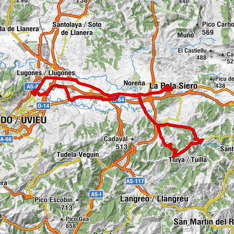 La Corredoria - Oviedo / Uviéu - Iglesia de Arenas de Santiago - La Pola Siero