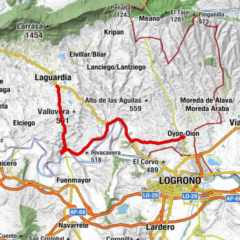 Oyón-Oion - Assa - El Campillar - Laguardia