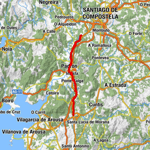 Osebe - Santuario da Nosa Señora da Escravitude - Iglesia de Santa Mariña de Carracedo