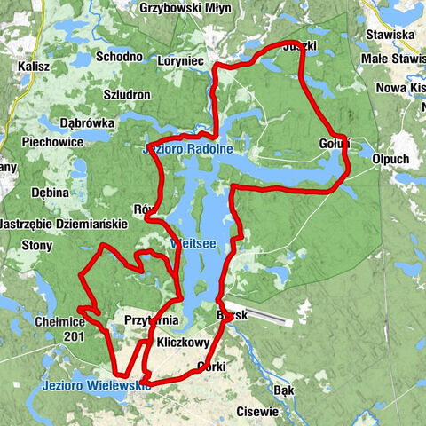 Wiele - Górki-Wybudowanie - Zajazd Pod Śluzą - Chełmice