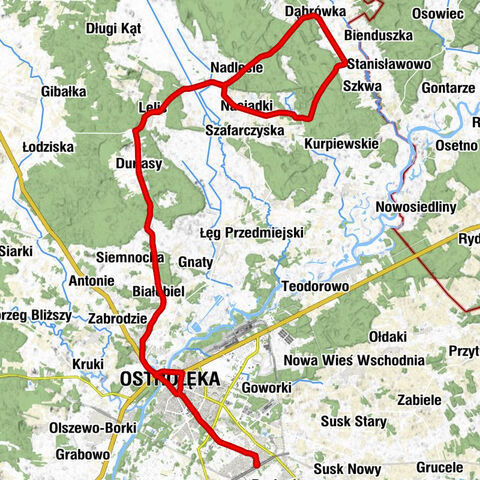 Ostrołęka - Kościół pw. Świętej Anny - Kaplica objawień Matki Bożej - Grota Zmartwychwstania