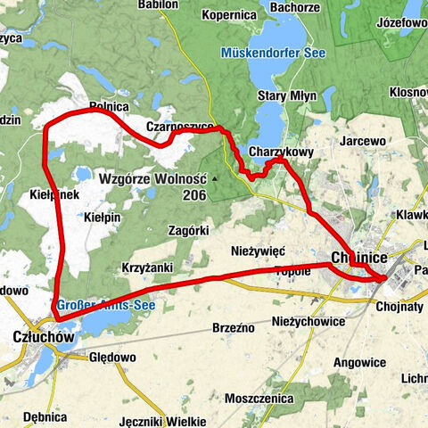 Chojnice - Kościół pw. Trójcy Świętej - Kościół pw. Matki Boskiej Częstochowskiej