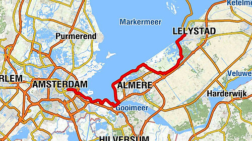 Lelystad - Herbergh de Echo - Ulu Camii Moskee - Amsterdam