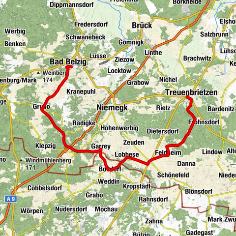 Treuenbrietzen - Dorfkirche Klein Marzehns - Dorfkirche - Bad Belzig