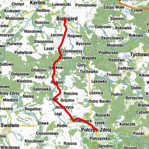 Białogard - Kościół pw. Matki Bożej Anielskiej - Kościół Chrystusowy - Połczyn-Zdrój