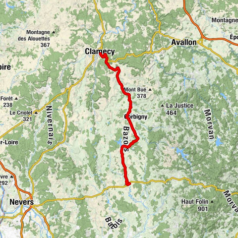 Église Saint-Jean-Baptiste - Châtillon-en-Bazois - Église Saint-Denis - Clamecy