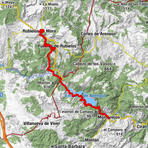 Rubielos de Mora - Fuentes de Rubielos - Ermita de Loreto - Montanejos