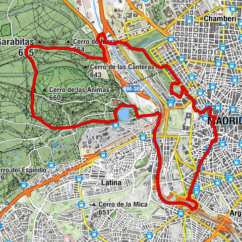 Madrid - Parroquia de San Ginés - Cerro de Garabitas - Sol