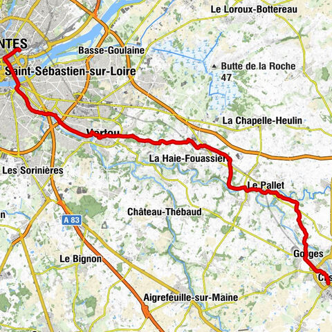 Clisson - Église Saint-Vincent - Église Saint-Martin - Nantes