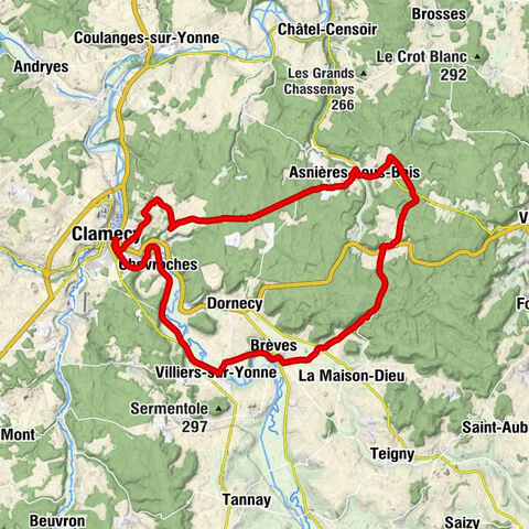 Clamecy - Armes - Chevroches - Église Notre-Dame