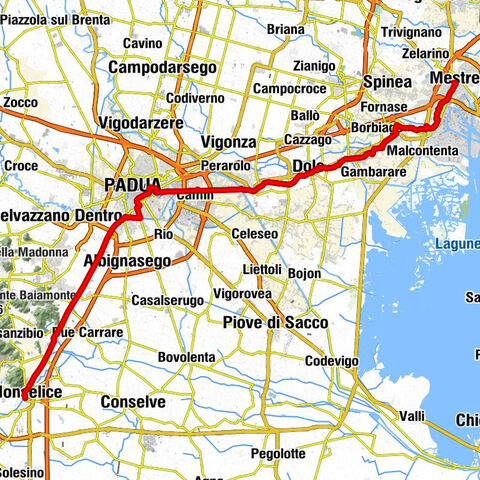 Mestre - Chiesa di Santa Maria Maddalena - Chiesetta San Pietro di Stra - Tomba Famiglia Conti - Monselice