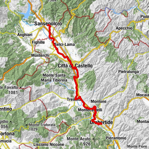 Sansepolcro - Chiesa di Santa Maria dei Servi - Chiesa della Madonna della Reggia - Umbertide