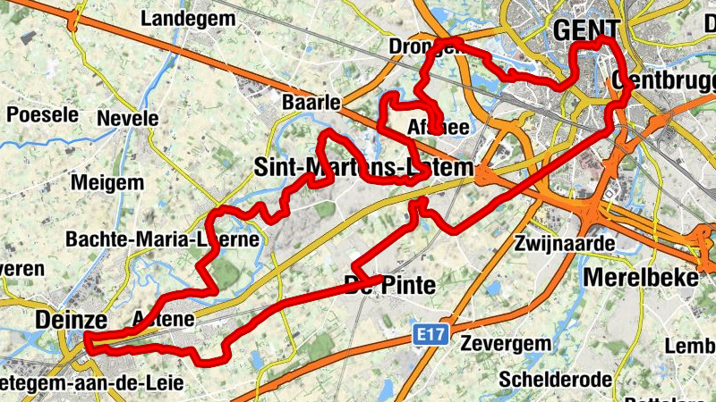 Gent - Onze-Lieve-Vrouw en Sint-Jan-Baptistkerk - Sint-Martinuskerk - Sint-Jan de Doperkerk
