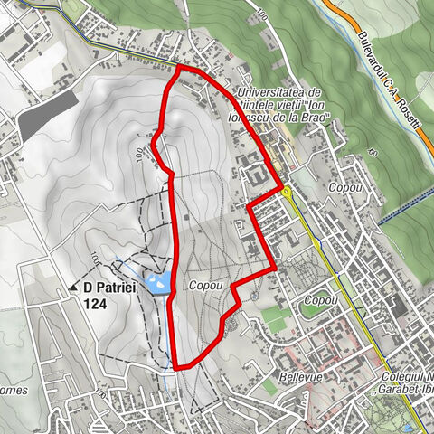 Agronomie - Restaurant Turnul de apa - Mănăstirea Podgoria Copou - Centru