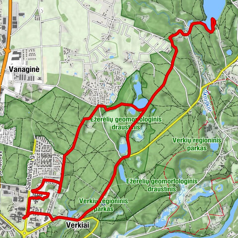 Santariškės - Verkiai - Šernas