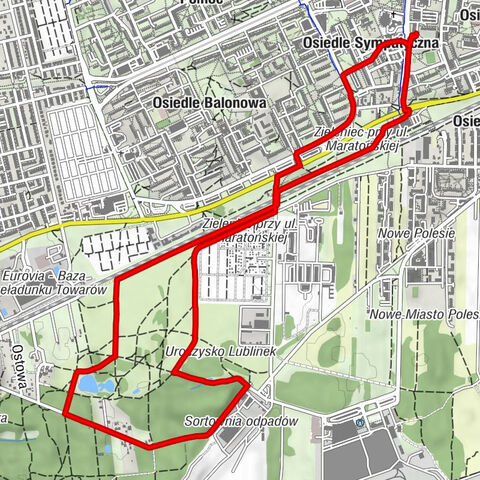 Łódź - Osiedle Sympatyczna - Retkinia