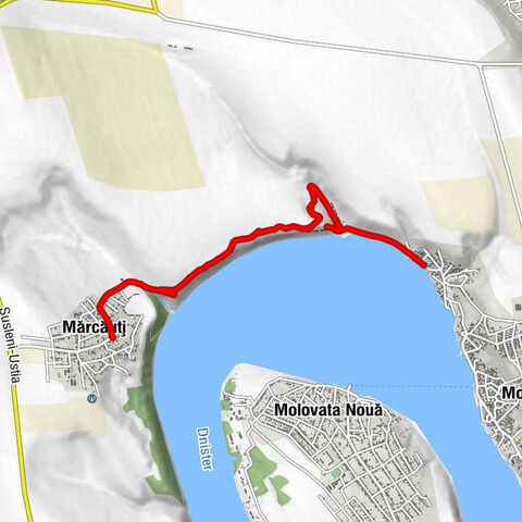 Mărcăuți - Izvor amenajat - Cascadă - Mărcăuți, râul Nistru