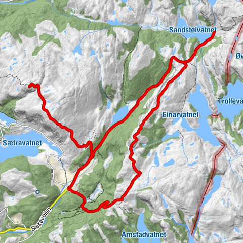 Sætra - Kjedleknuten - Sundmyr - Hest