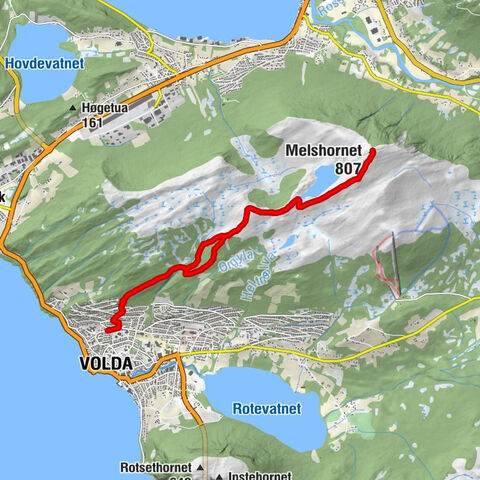 Volda - Melshornet - Lillehornet