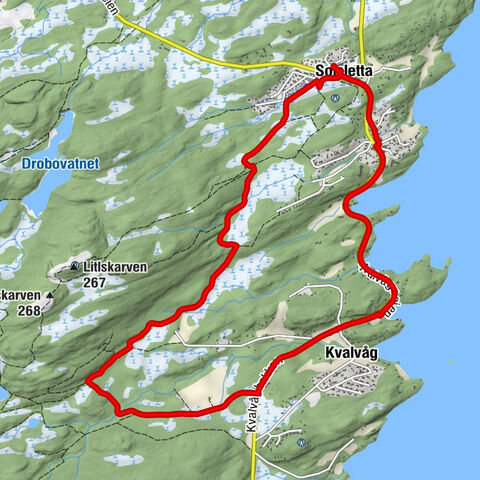 Solsletta - Solsletta Byggefelt - Ånesmyra - Kvalvåg