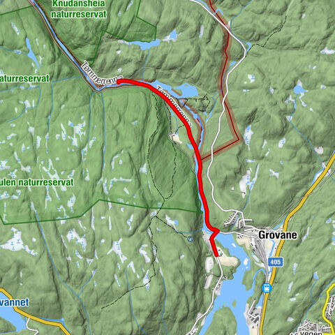 Vennesla - Steinsfossen - Vrengebenken