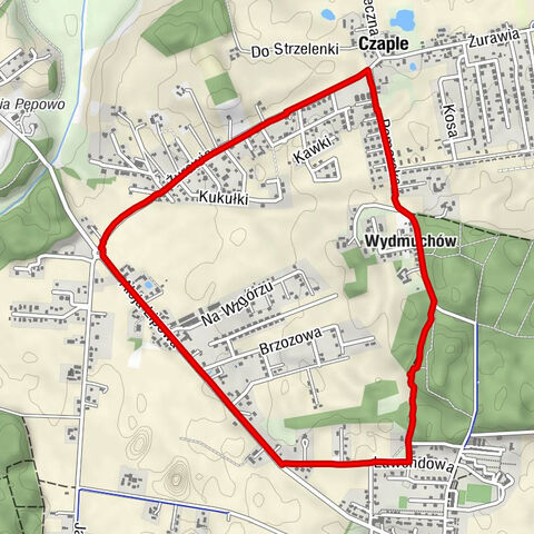 Wydmuchów - Leźno - Czaple