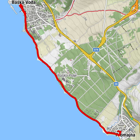 Promajna - Azimut- Promajna - Plaža - Sv. Nikola