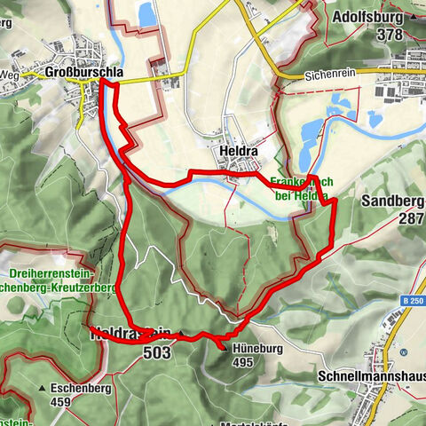 Premium trail P6 Heldrastein - Walkable Green Belt