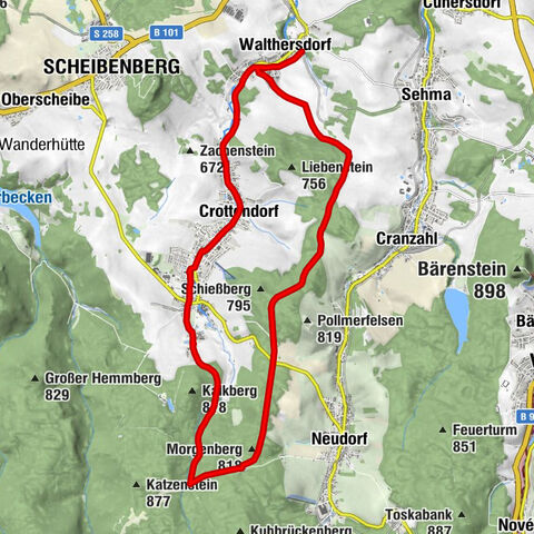 Around Crottendorf - pleasure tour