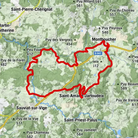 Circuit N°63 CC : Sentier "Histoire et Patrimoine"