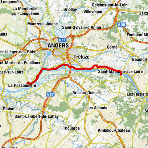 La Loire à Vélo - from Loire-Authion to Savennières