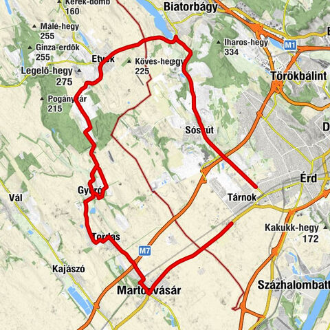 Pusztazámor körül