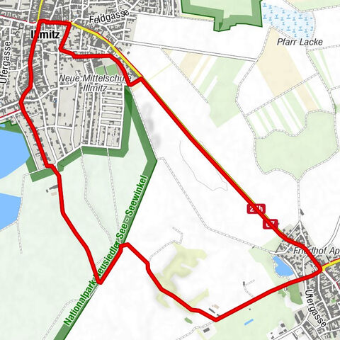 27 Illmitz-Apetlon route (Running park Neusiedler See - Seewinkel)
