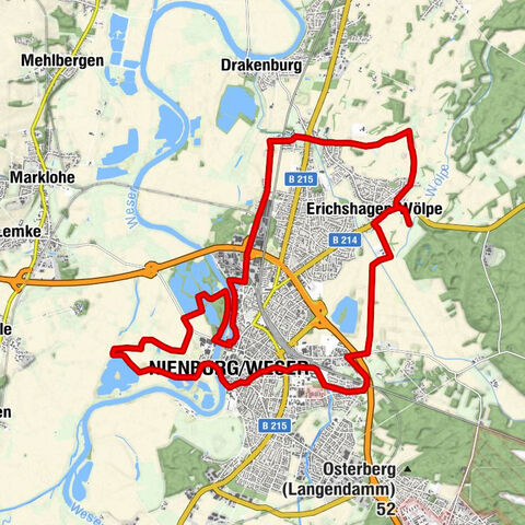 Gruener Ring um Nienburg (Nord)
